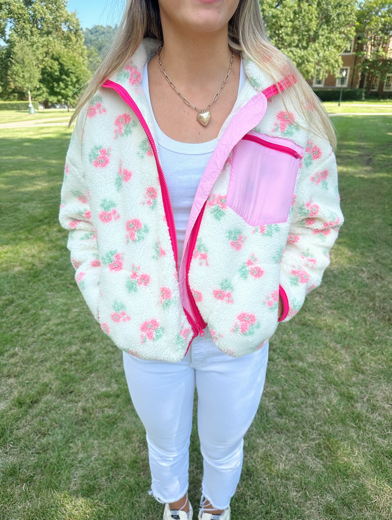 Floral Love Zip-Up