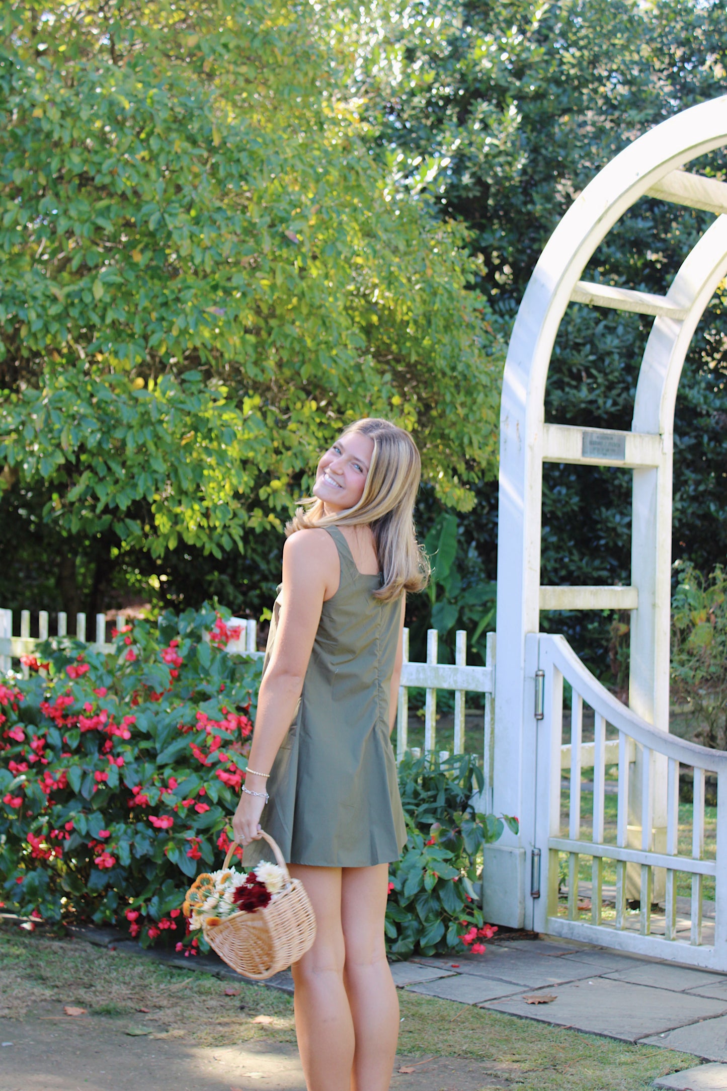 The Harper Olive Dress