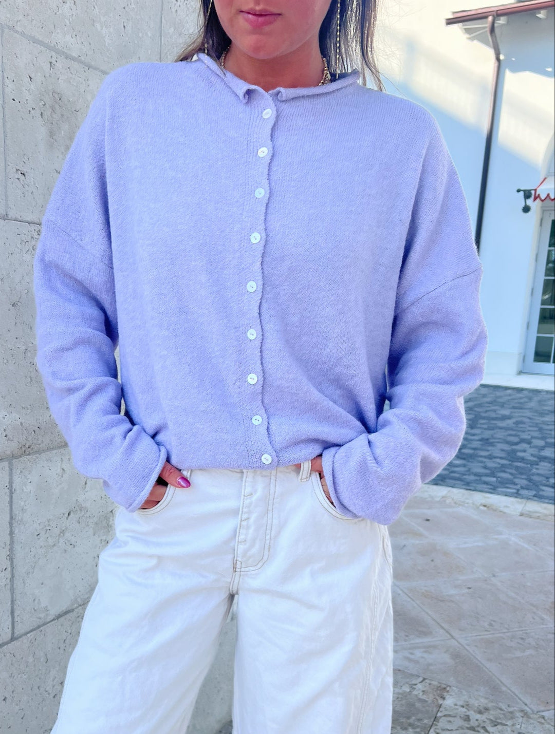 Lavender Cardigan