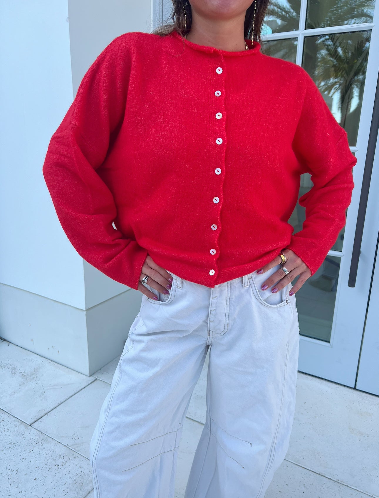 Cardinal Cardigan