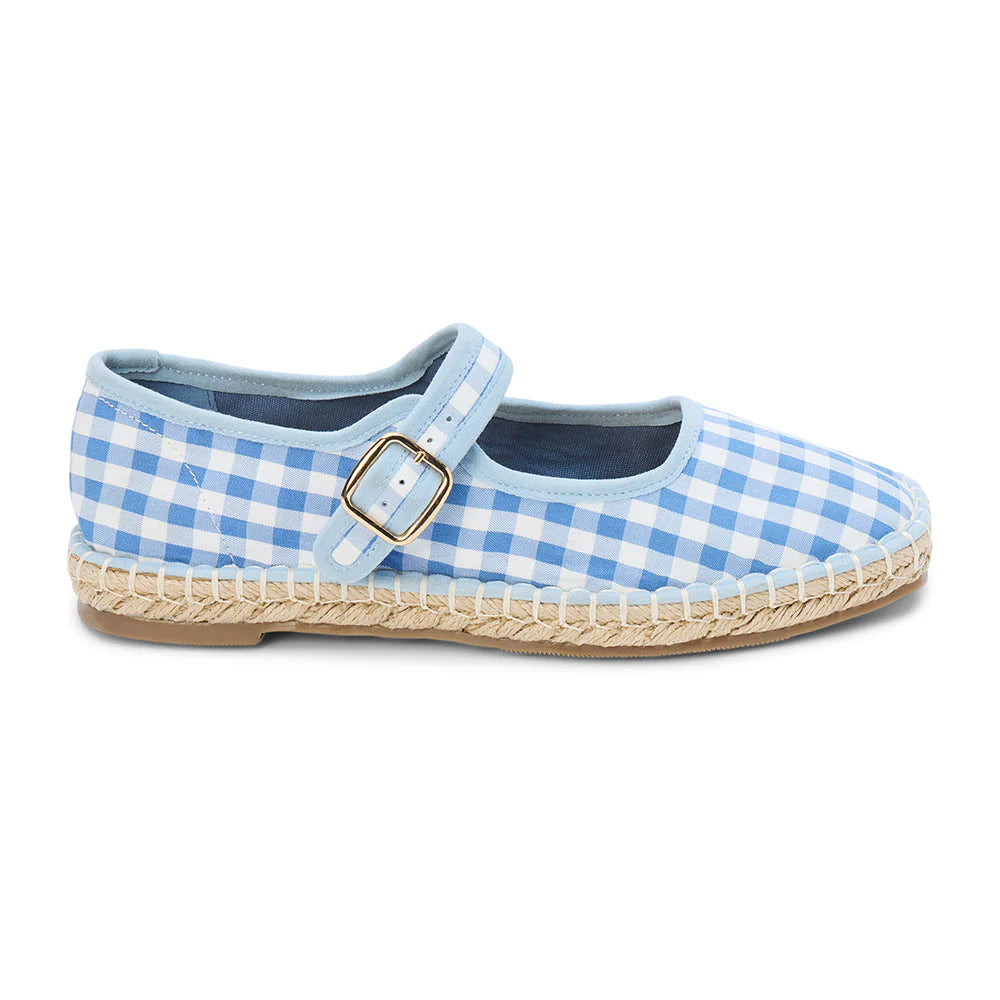 Blue Gingham Mary Jane