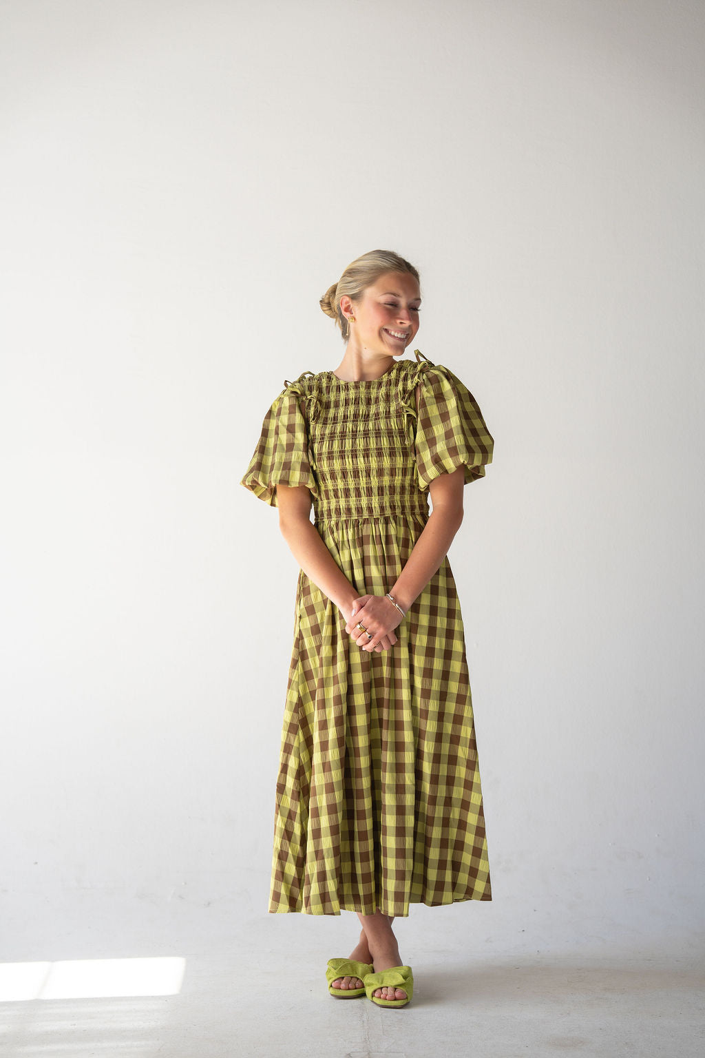 The Honey Matcha Spritz Dress