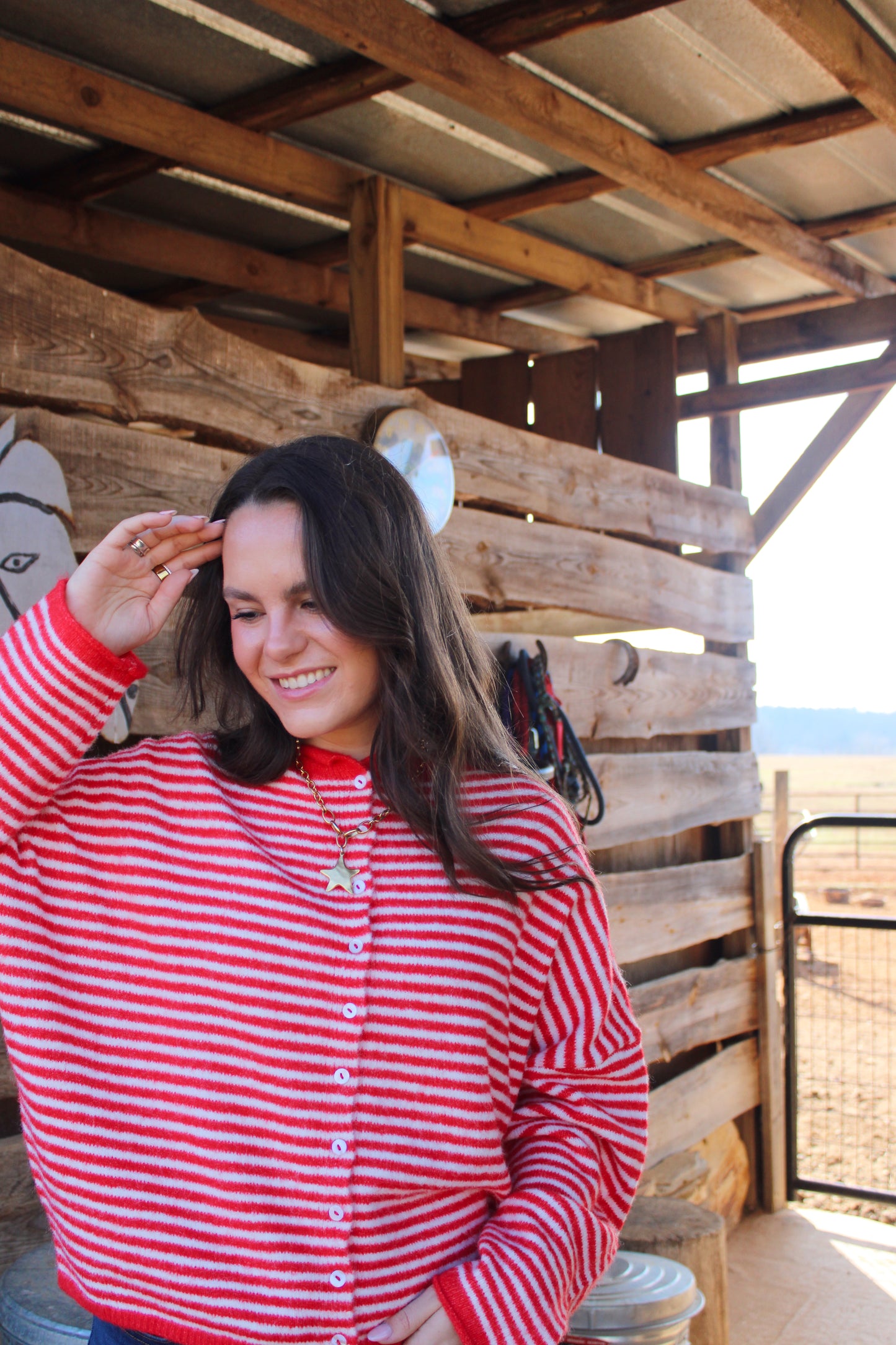 Red Barn Cardigan