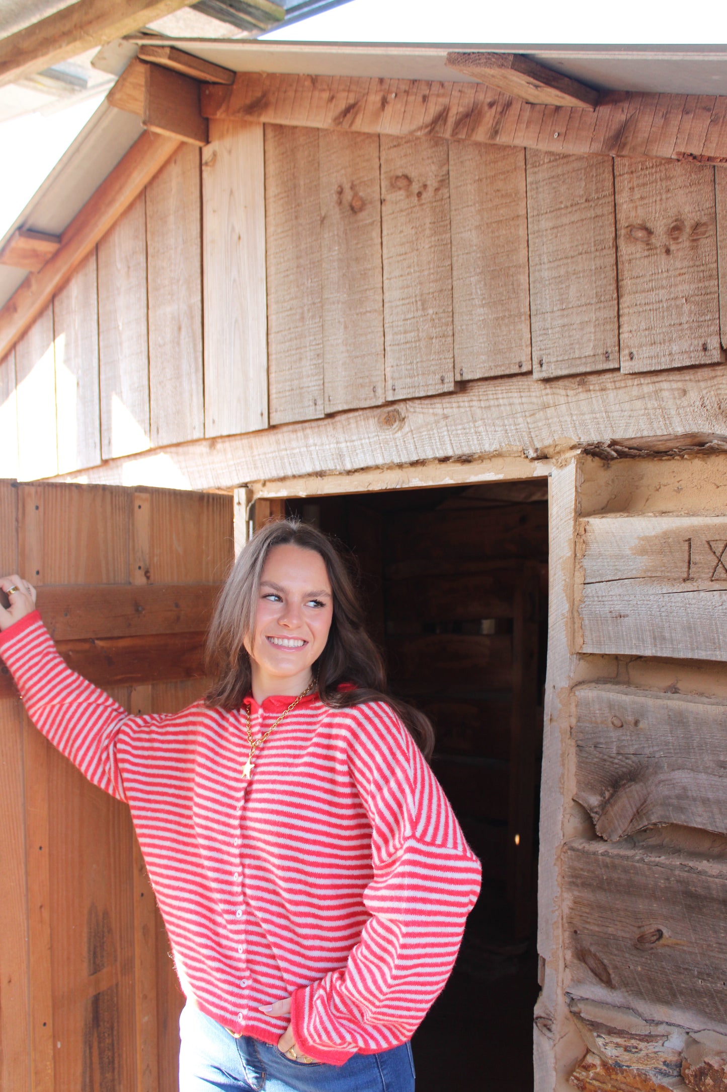 Red Barn Cardigan
